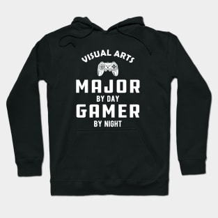 Visual arts major by day gamer by night Hoodie